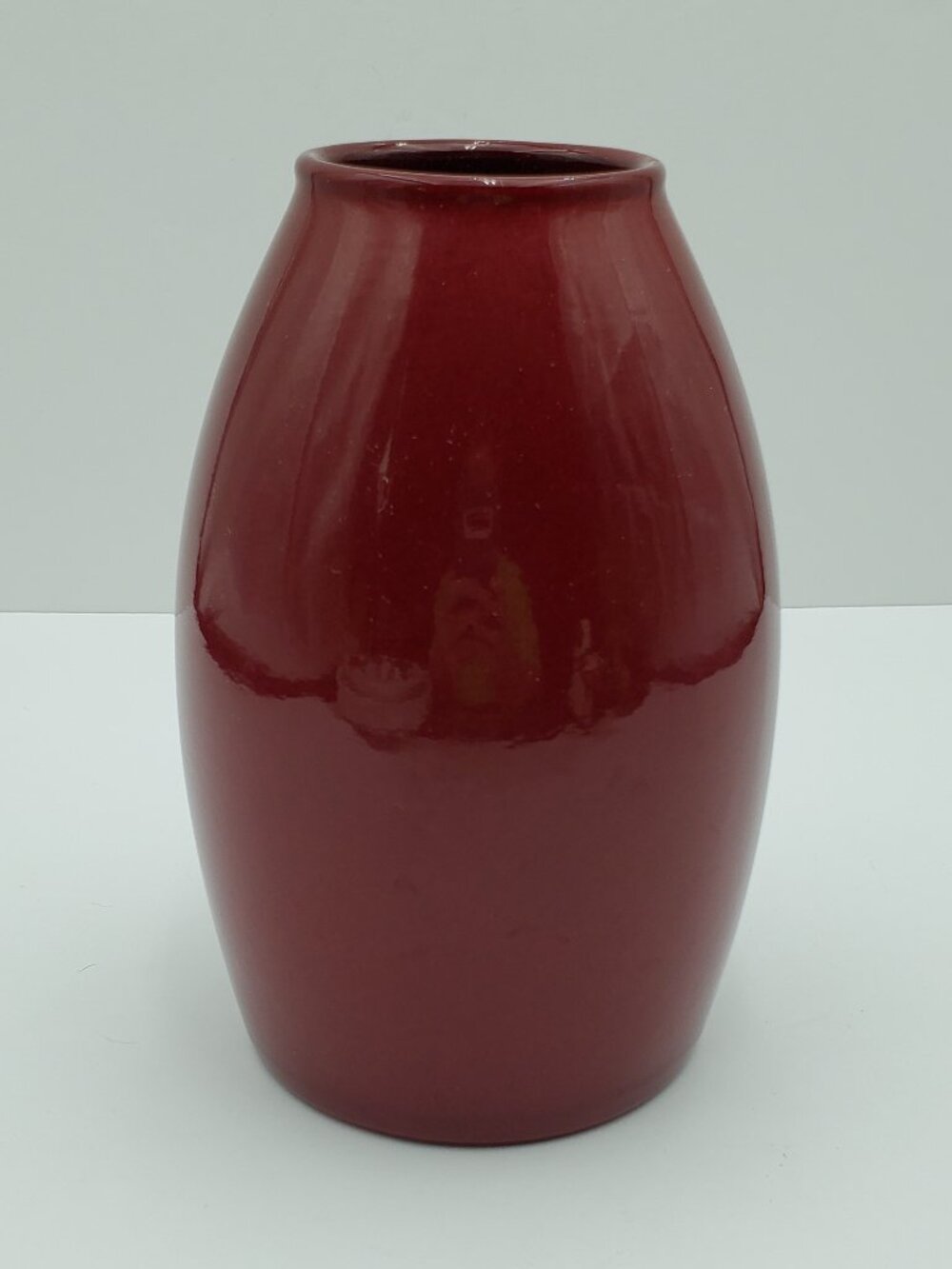 Scheurich Amano Dark Red Vase Pier 1 Made in Germany Red Torpedo Vase